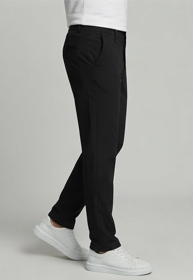 Siyah Bel Lastikli Jogger
